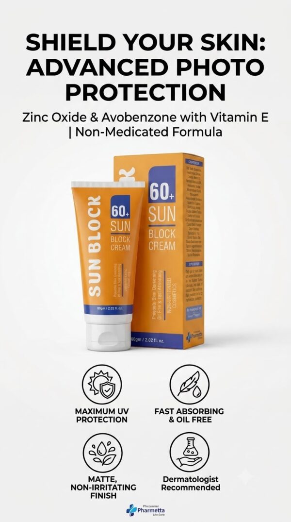 Pharmetta 60+ Sun Block Cream